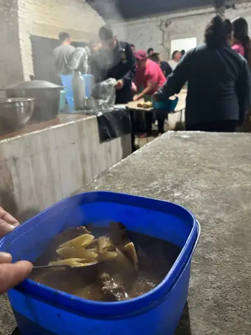 Comunidad reunida en la peregrinación del Palmar